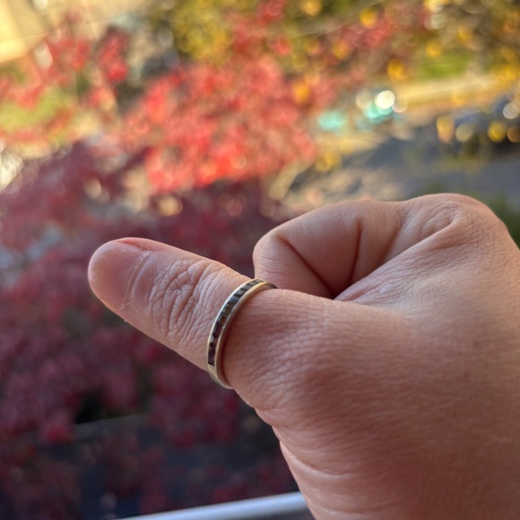 Rainbow Sapphire Silver Ring - Picture 3 of 3